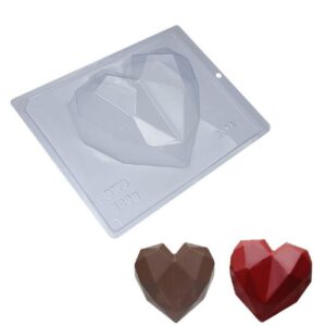 Forma Especial Silicone Coração Lapidado 500g Páscoa BWB