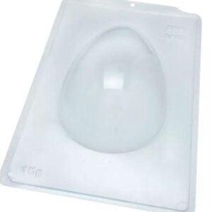 1 Forma Silicone Bwb Páscoa 53 - Ovo Liso 1 Kg (3 Partes)